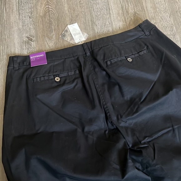 ◼NWT Lane Bryant Women's Black Boyfriend Pants Size 22 - Picture 6 of 7
